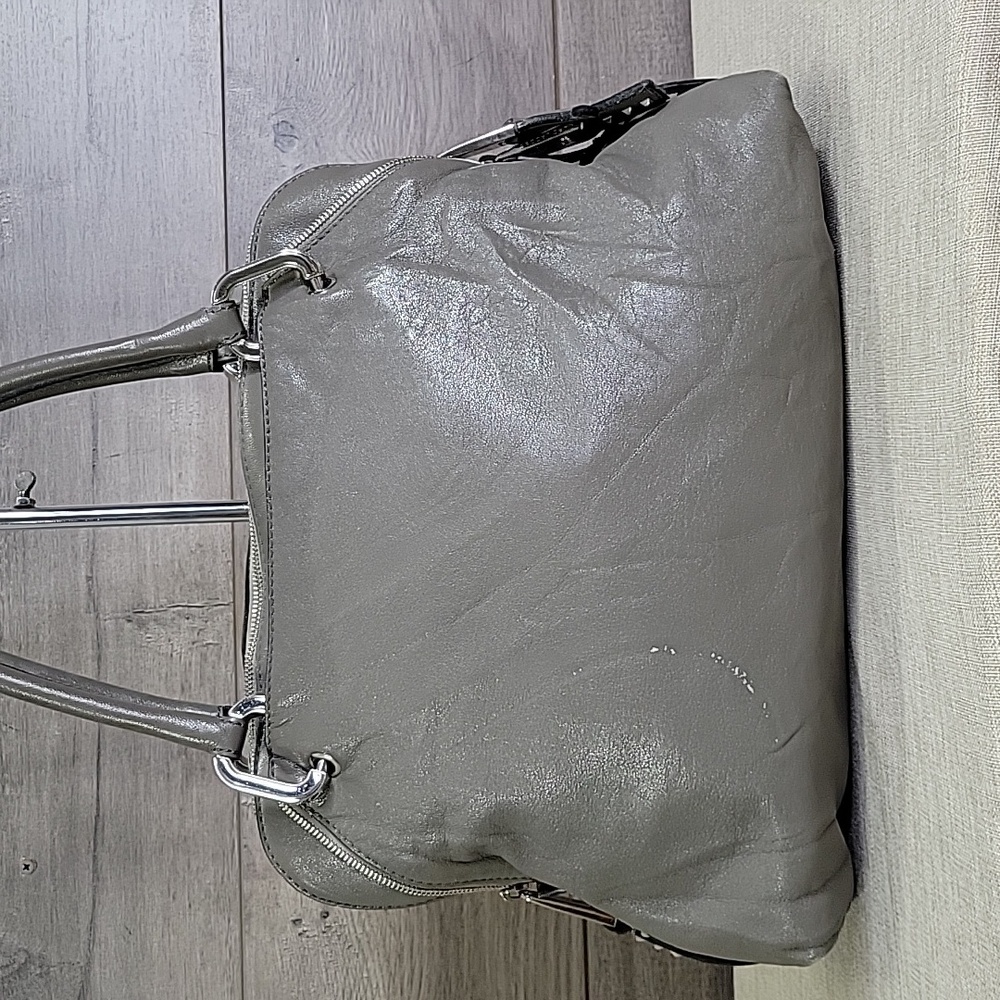 Marc Jacobs Gray Leather Satchel with Silver Hardware - Picture 5 of 15